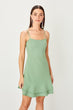 Green Flounces Dress