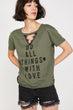 Women Green T-Shirt