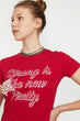 Women Red T Shirt