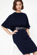 Women Navy Blue Dress