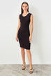 Black Knitted Dress