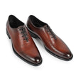 2019 Vintage Formal Dress Shoes Men Plaid Wedding Office Shoe Male Genuine Leather Footwear Oxford Patina Zapatos Hombre