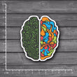 Programming the left and right brain stickers
