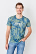 Khaki Men 'S Leaf Printed New T-shirt