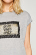 Women Gray T-Shirt