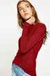 Women Burgundy Sweater
