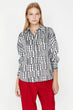 Women Black Patterned Shirt