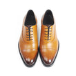 New Men's Shoes Patina Bespoke Blake Male Dress Shoes Wedding Office Party Oxford Dress Shoe Genuine Leather Zapato
