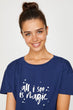 Women Navy T-Shirt