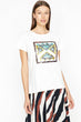 "Women 'S White Sequins Detail T-Shirt "