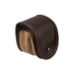 Vintage Small Size Fly Fishing Reel Pouch Cover Bags Canvas Leather Reel Protective Storage Case Fishing Accessories