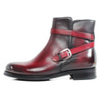 Autumn New Patina Blake Ankle Boots Genuine Leather Buckle Strap Bespoke Round Toe Male Boots Plus Size Handmade Botas