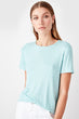 Trendyol Mint Basic Knitted T-Shirts TWOAW20TS0022