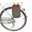 Canvas Bicycle Pouch Bike Saddle Bag Bike Accessories Waterproof U-lock Storage Case