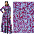 Purple African Prints Ethnic Garment Fabric