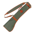 Retro Golf Club Carrier Pencil Style Golf Gun Bag Fleece Padded Clubs Cover 80CM Waxed Water Repellent Canvas & Leather