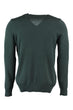 New Green Male V-Neck Sweater