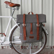 Vintage Outdoor Bicycle Bag Pannier Seat Bags Bike Cycling Riding Shoulder Backpack Leisure Daily School Bag Waterproof