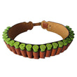 Tactical Hunting Gun Accessories Brown Real Leather 12 Gauge Bandolier Shotgun Shell Holder Cartridge Ammo Belt 89-106CM