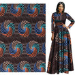 Polyester Geometric African Prints Ethnic Garment Fabric