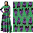 Green Summer African Prints Ethnic Garment Fabric