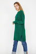 "Women Green Slash Tunic"