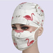 Flamingo Unisex Adjustable Medical Scrub Cap