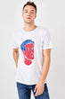 White Men Printed New T-shirt