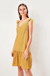 Mustard Halter Dress