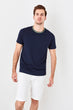 Navy Blue Male Polka Dot New T-shirt
