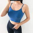Cotton Fabric Chest Pad Yoga Shirt Vest