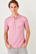 Pink Men 'S Polo Collar T-Shirt