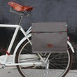 Vintage Canvas Bike Rear Seat Pannier Bag Bicycle Carrier Messenger Bags for Cycling Water Repellent Laptop Briefcase