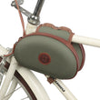 Vintage Bicycle Frame Tube Bag Bike Bag Cycling Pannier Two Pouches Wax Waterproof Canvas Multi-purpose Bike Accessories