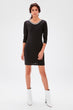 Black Knit Dress