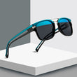 New Double-color Square Sunglasses Men Women Brand Designer Sun Glasses UV400 Shades