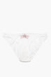 "Female Ecru Embroidered Panties "