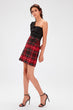 Red Plaid Skirt