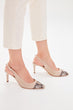 Beige Suede Women 'S Heels Shoes