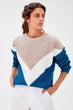 Multicolour Color Block Sweater Pullover