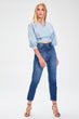 Blue High Waist Mom Jeans