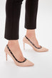 Beige Women 'S Heels Shoes