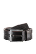 Brown Men Genuine Leather Textured Belt