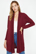 Women Burgundy Cardigan