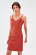 Cinnamon Halter Dress