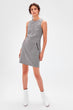 Gray Pocket Detail Dress