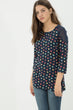 Women Blue Patterned Tunic