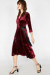Women Burgundy Dress