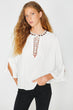 Women 'S White Collar  Blouse