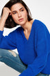 Women Saks Blue Sweater